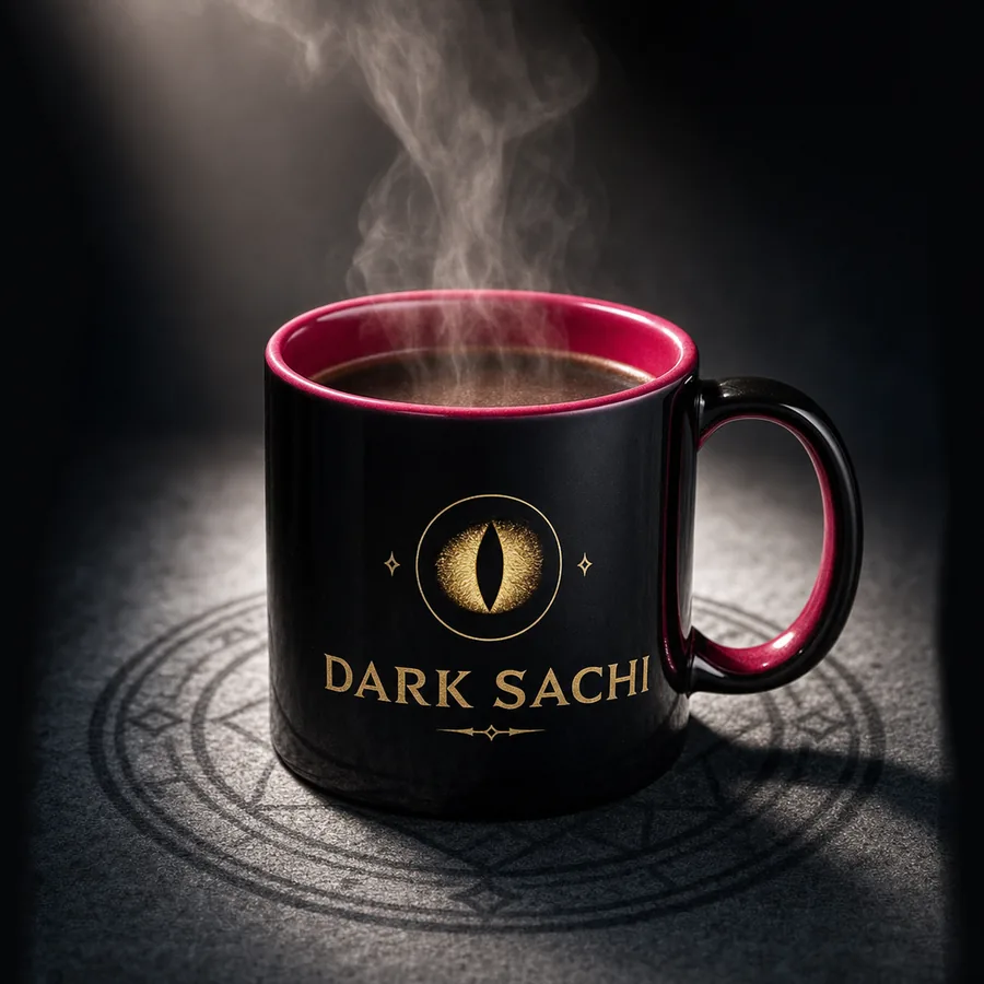Void Roast Mug — Dark Sachi mugs from the $DSACHI nocturnal collection