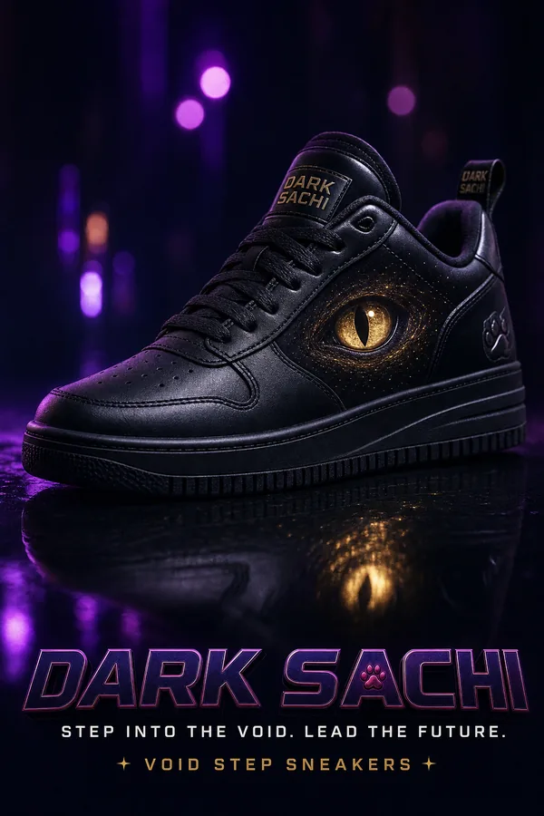 Void Step Sneakers — Dark Sachi shoes from the $DSACHI nocturnal collection